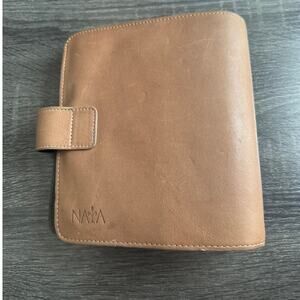 Naya Paperie B6 Wide Hybrid Ring Binder Leather Planner Full Back Pocket Add On